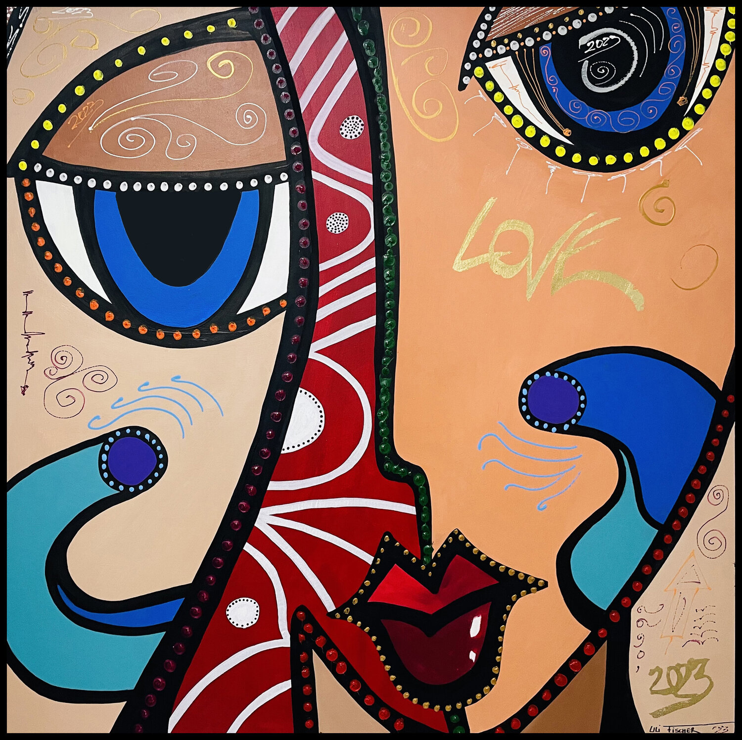 EMILIA Uli Fischer Original painting for sale