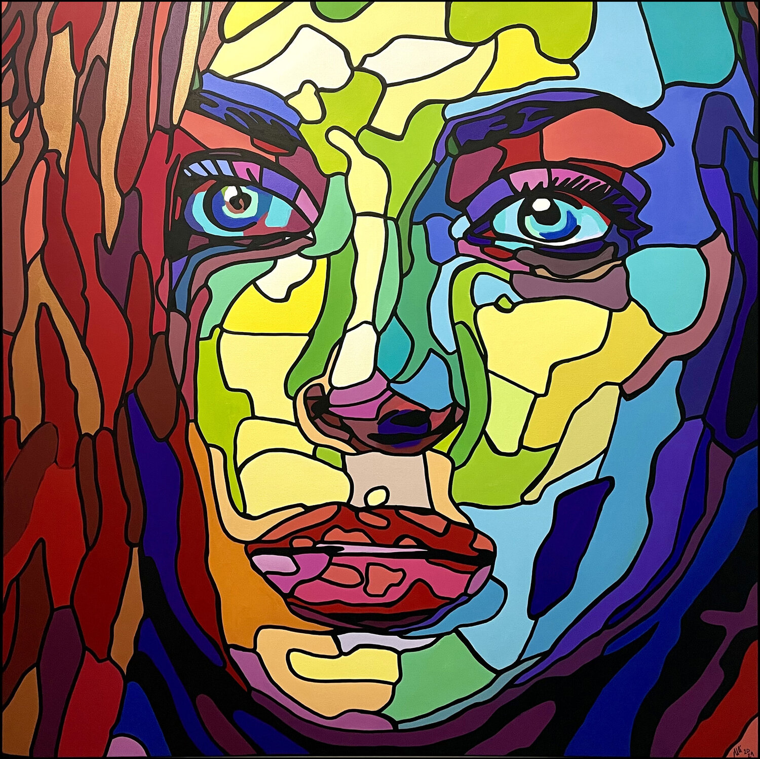 ADRANA Uli Fischer Original painting for sale