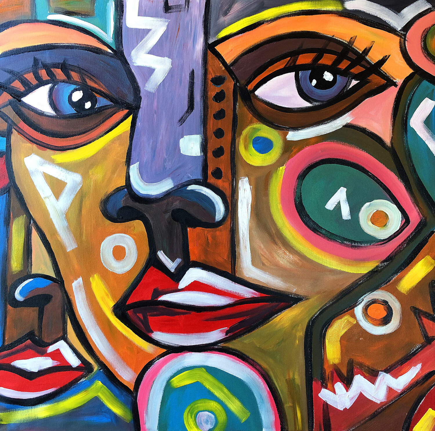 FREE BALANCE Uli Fischer Original painting for sale