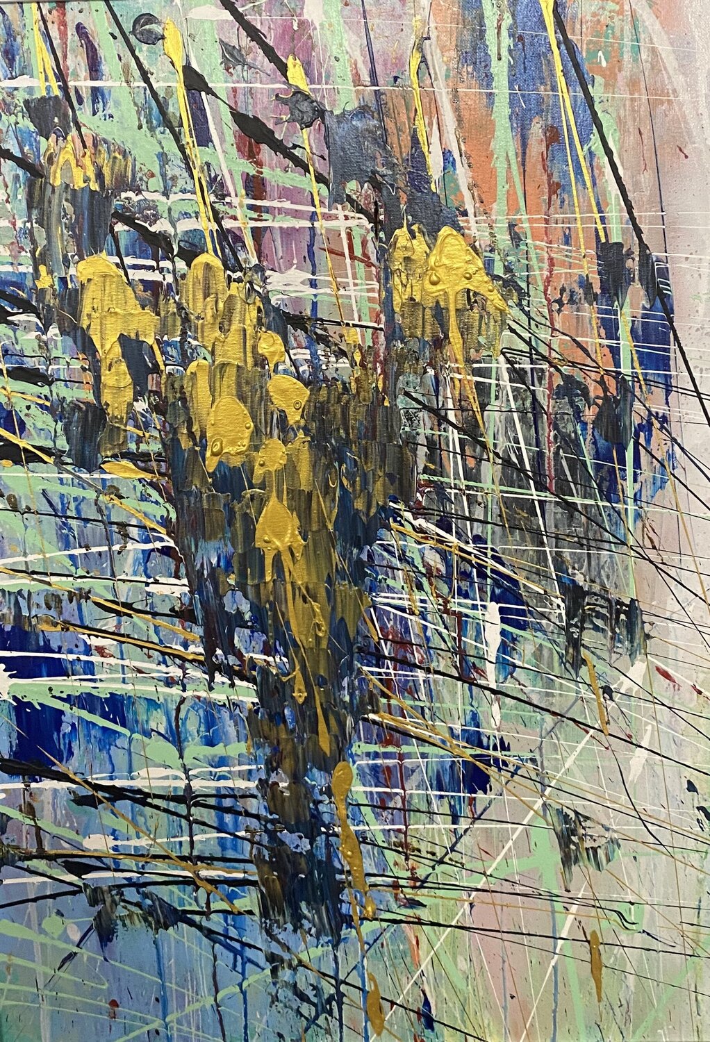 URLAUBSFIEBER Kai Amon Original painting for sale