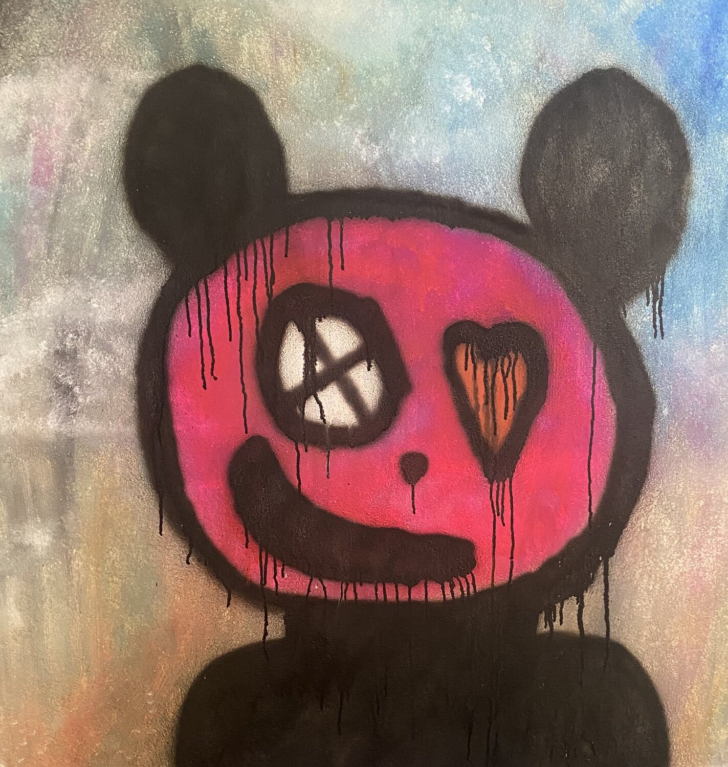 Teddy Bear Kai Amon Original painting for sale