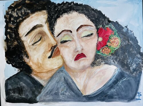 Enracinements - Amoré by Sylvie Pulur, Painting for Sale on Select