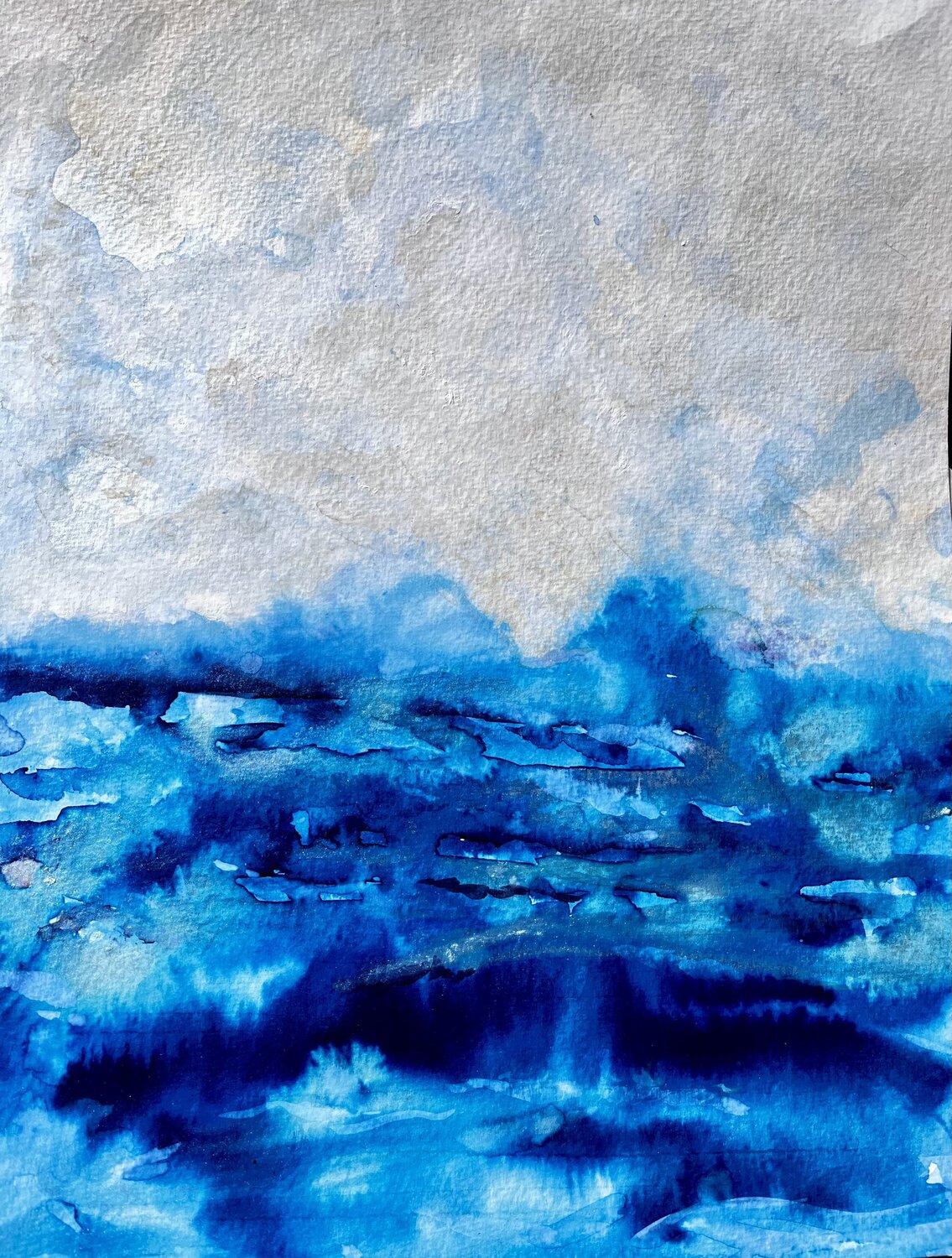 Marée Intérieure Sylvie Pulur Original painting for sale