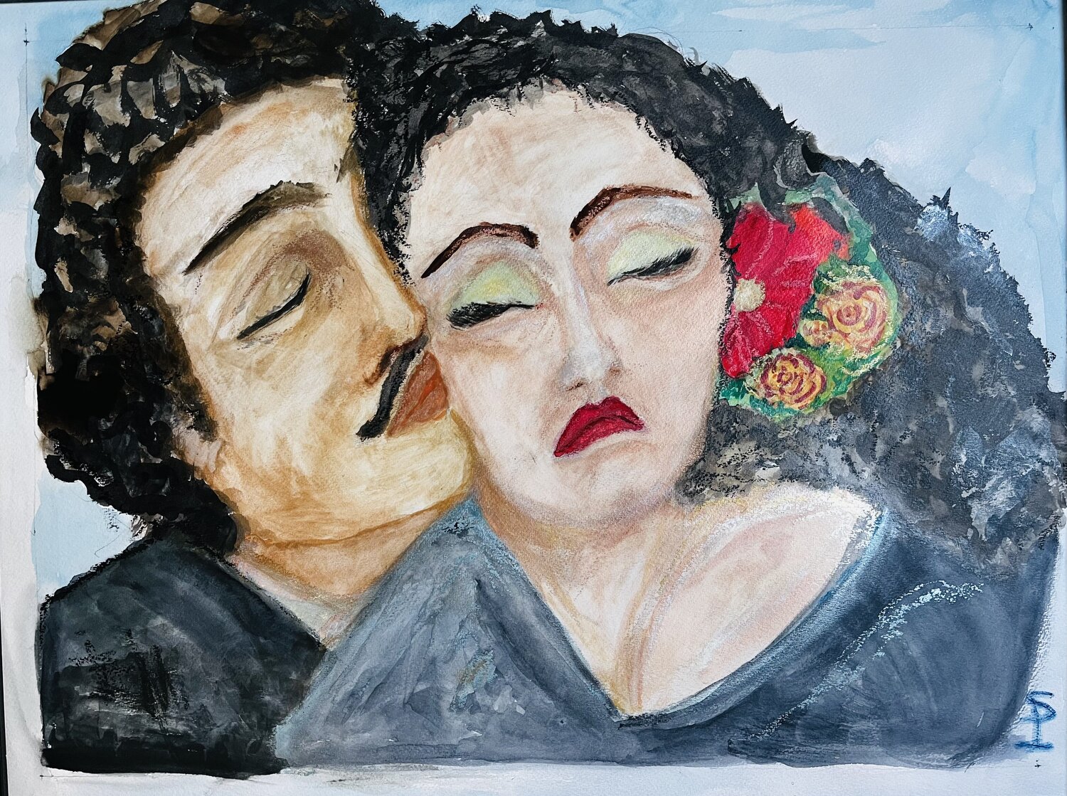 Enracinements - Amoré Sylvie Pulur Original painting for sale