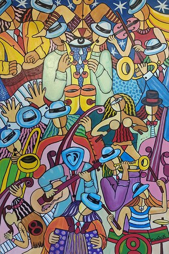 MUSES'IK by Henri Wojcik, Painting for Sale on Select