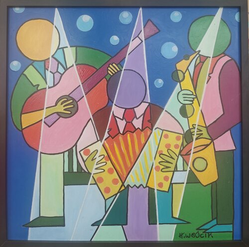 Projos by Henri Wojcik, Painting for Sale on Select