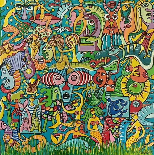 Libertad 1 by Henri Wojcik, Painting for Sale on Select