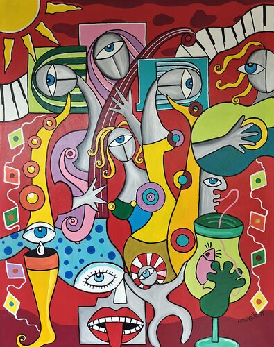 Cool by Henri Wojcik, Painting for Sale on Select