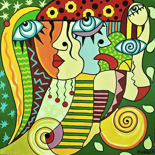 CHAPEAU by Henri Wojcik, Painting for Sale on Select