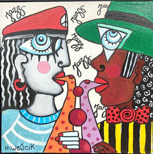 Rage de vivre by Henri Wojcik, Painting for Sale on Select