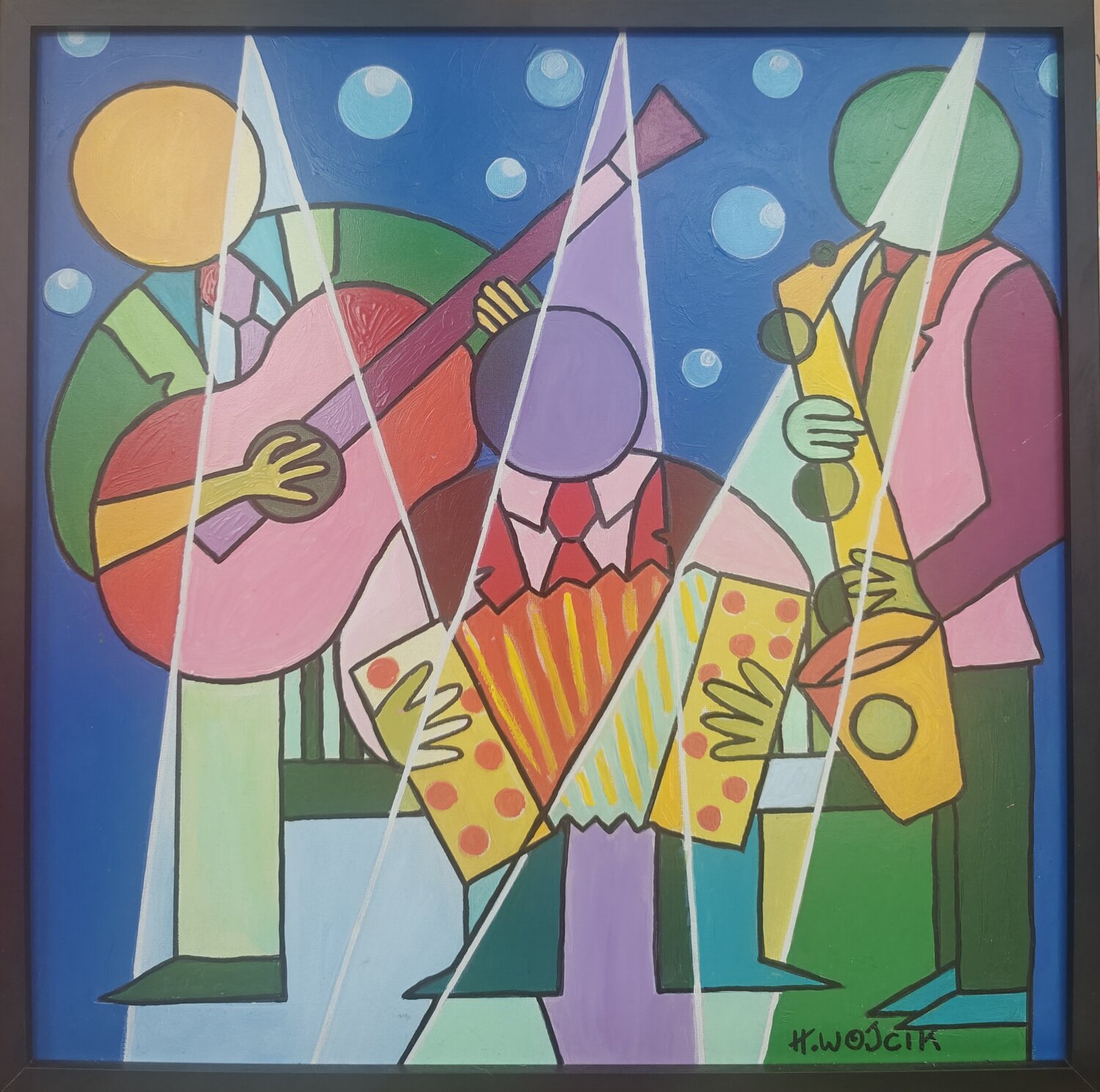 Projos Henri Wojcik Original painting for sale