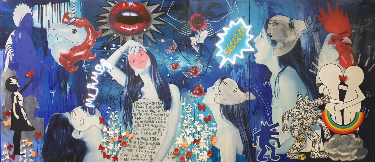 I am a woman Johanne Cinier Original painting for sale