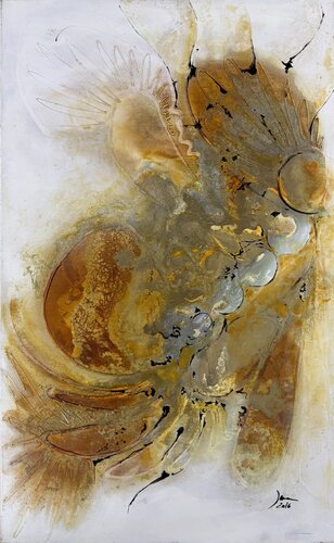 Tablets for warm heart II by Ina Pricop Arad, Painting for Sale on Select