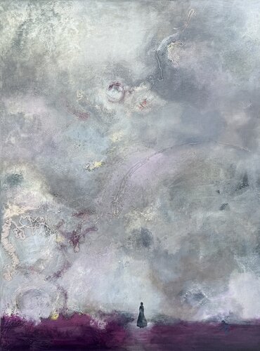 Facing the storm by Ina Pricop Arad, Painting for Sale on Select