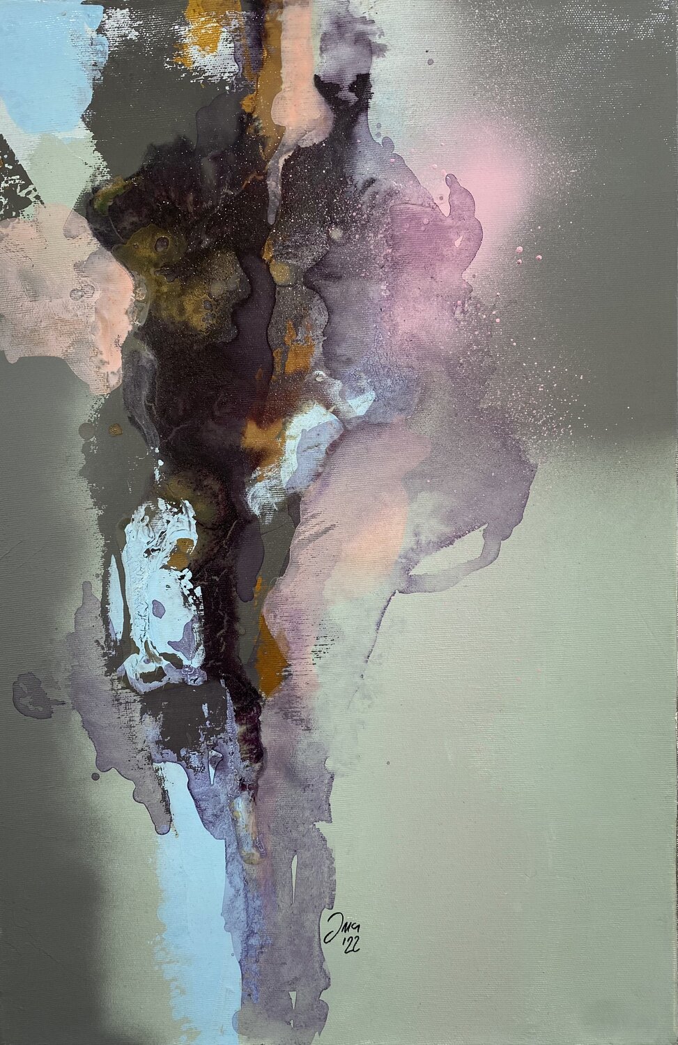 Thought Ina Pricop Arad Original painting for sale