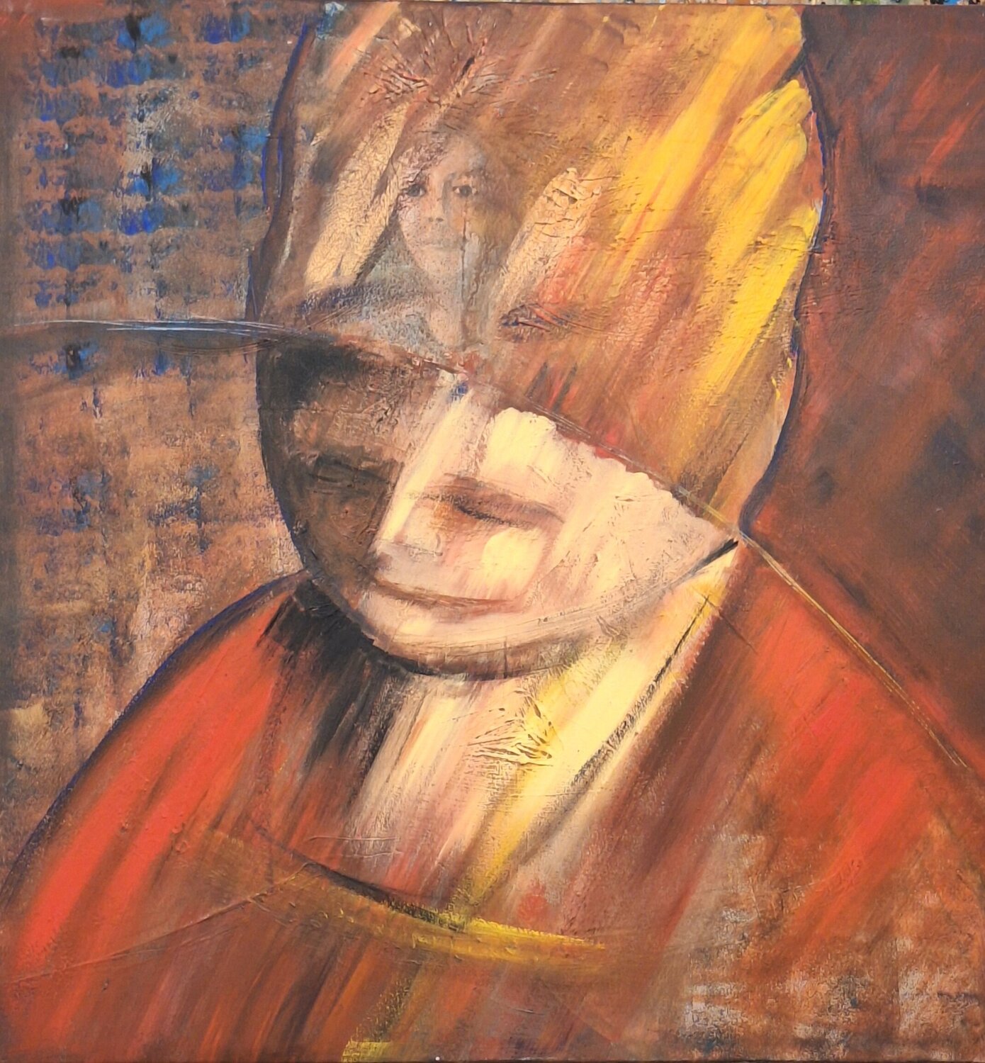 Sie geht mir nicht aus dem Kopf Fritz Vogel Original painting for sale