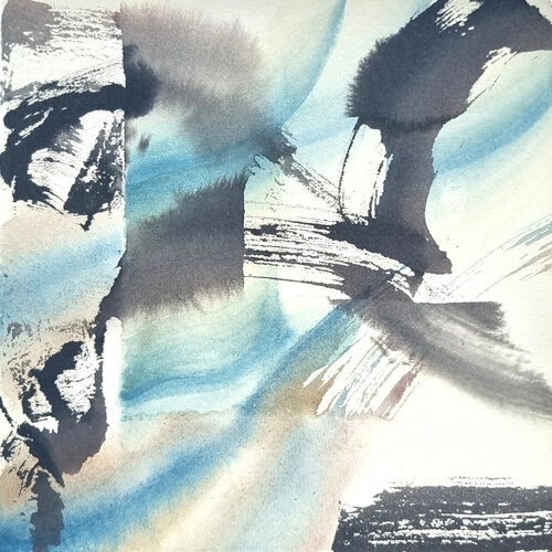 Be Like Water by Joanna Koziej, Painting for Sale on Select