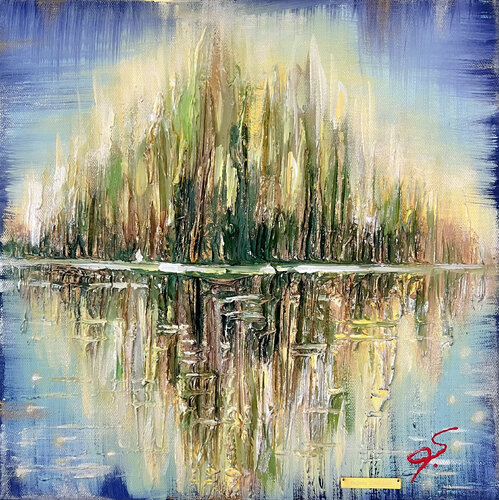 Wald / Erde (Forest / Terrain) by Tanja Streichert, Painting for Sale on Select