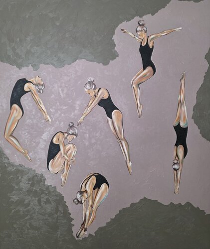 "Weightless" by Erika Vilimaitytė, Painting for Sale on Select