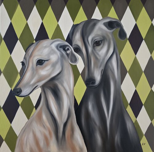"Side by Side" von Erika Vilimaitytė, Malerei kaufen auf Select