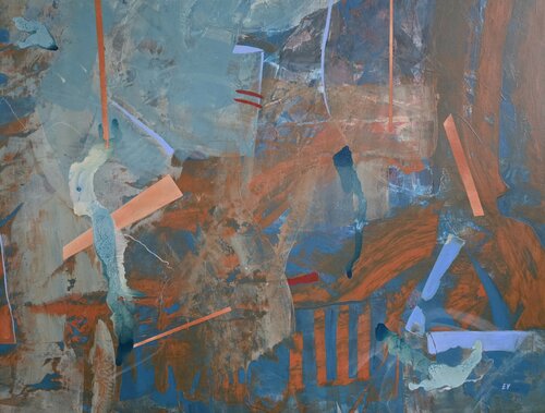 "Glowing sky" von Erika Vilimaitytė, Malerei kaufen auf Select