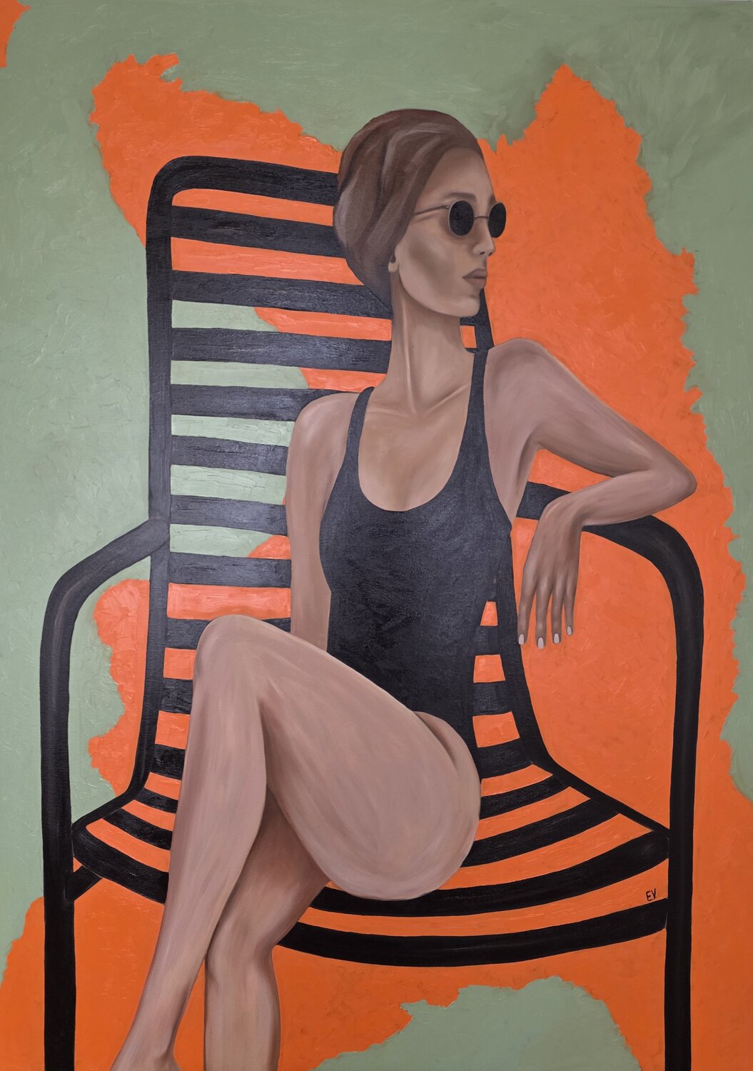 "Midday break" Erika Vilimaitytė Original painting for sale