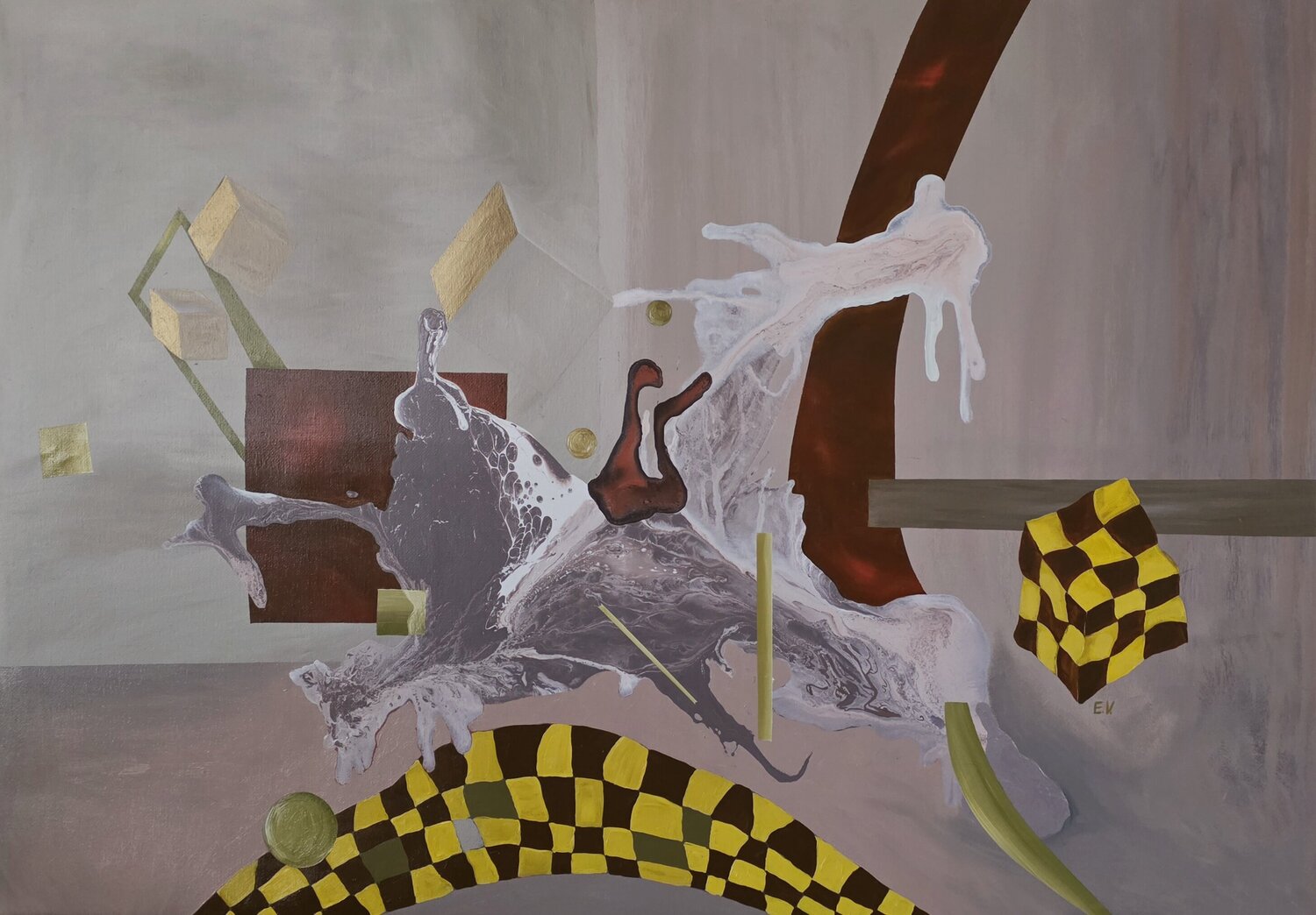 "Between here and there" Erika Vilimaitytė Original painting for sale