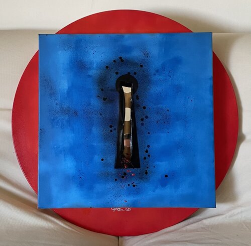 Accessi violati by Cristiano Cavedon, Painting for Sale on Select