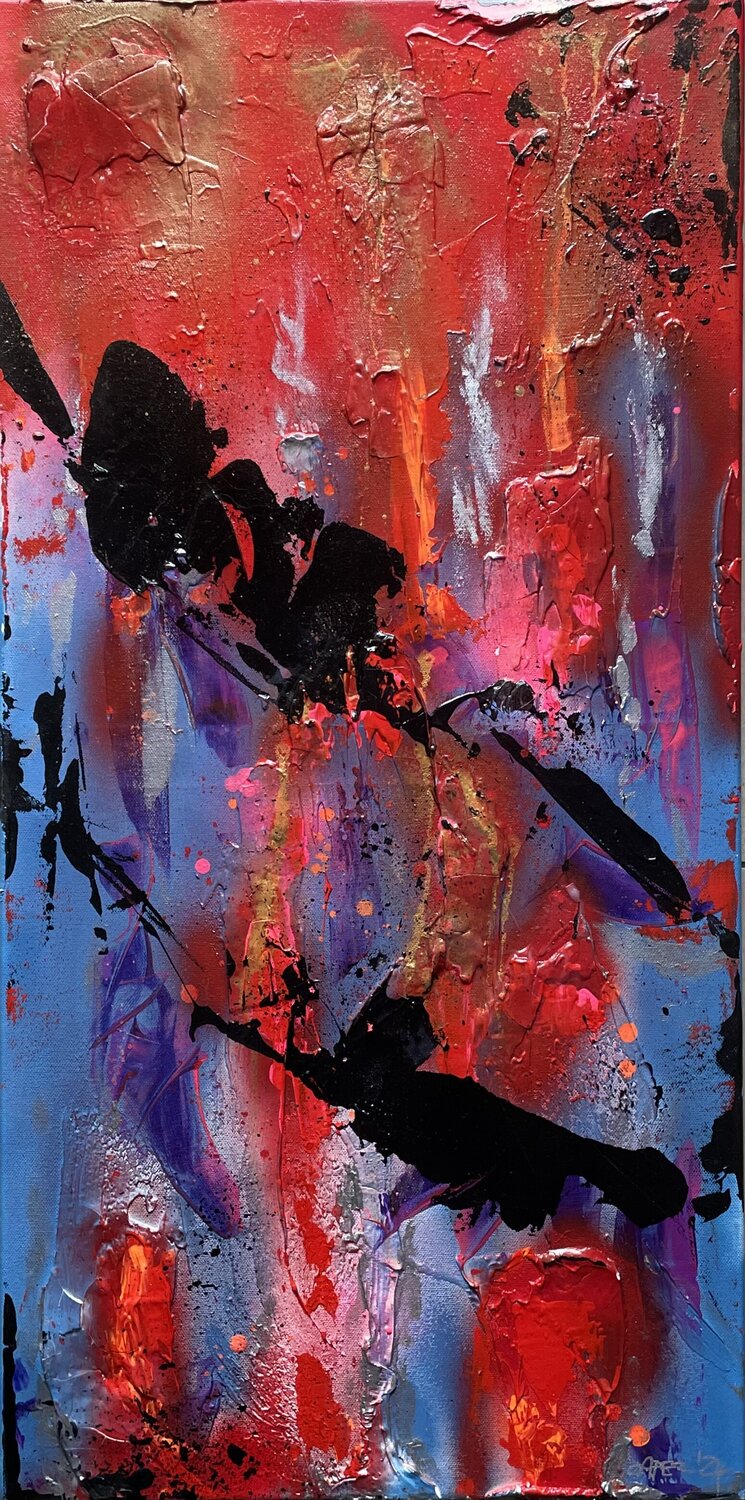 Anime a colori Cristiano Cavedon Original painting for sale