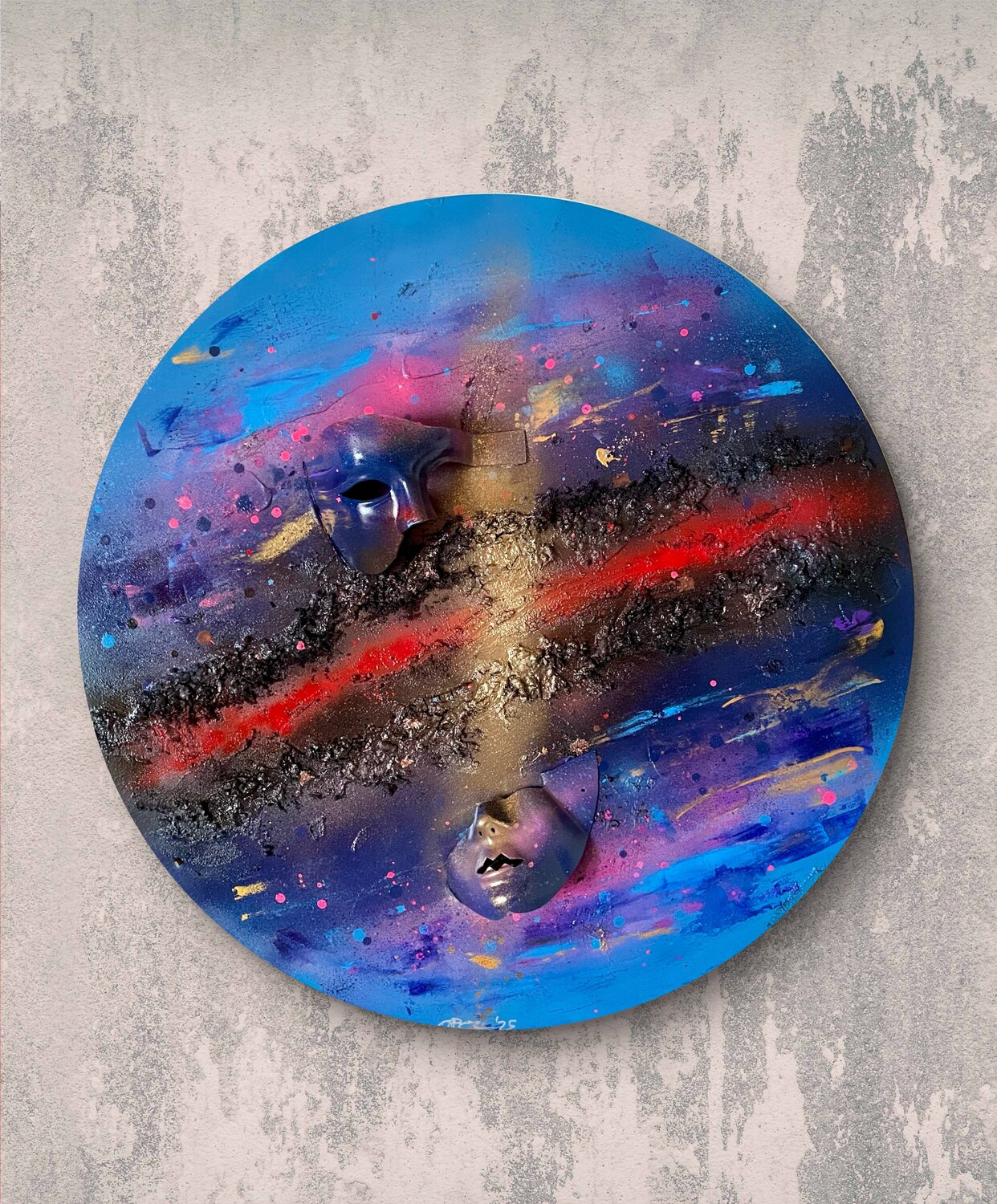 Lacerazioni Cristiano Cavedon Original painting for sale
