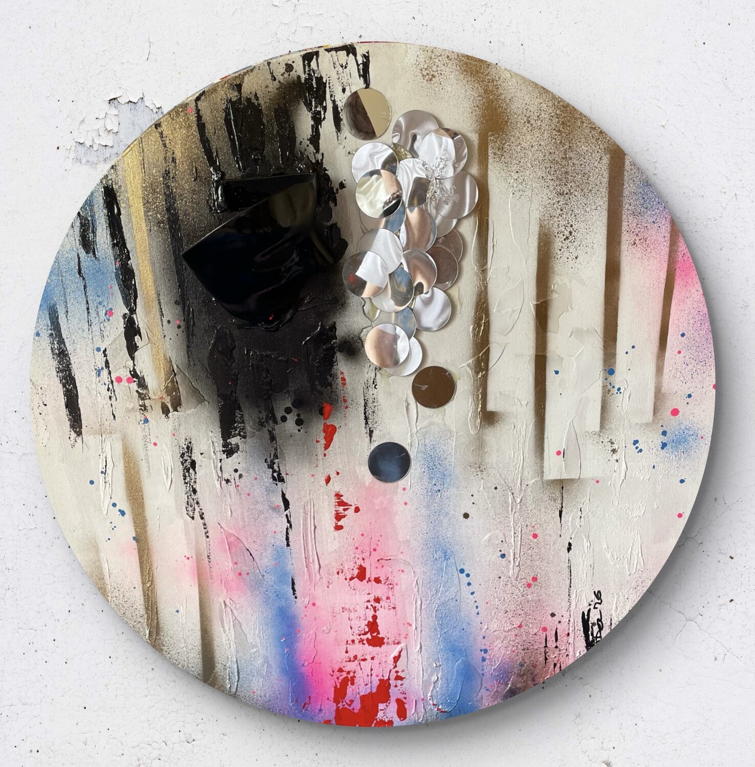 Identità colluse Cristiano Cavedon Original painting for sale