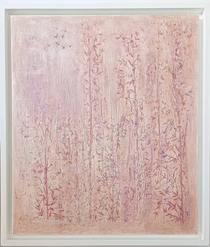 Bamboo Rosé by Juliana María de los Ángeles Modenutti, Painting for Sale on Select