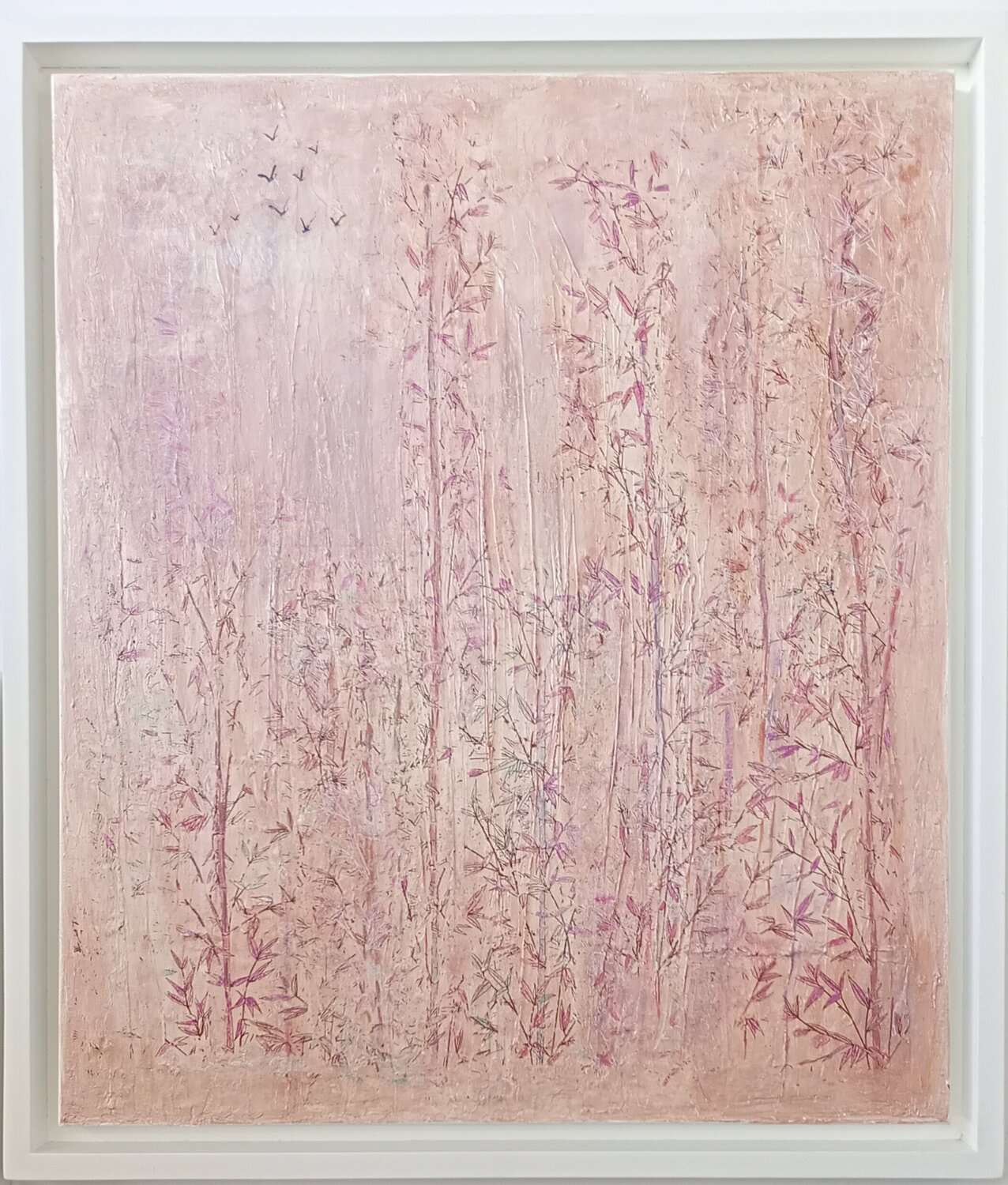 Bamboo Rosé Juliana María de los Ángeles Modenutti Original painting for sale