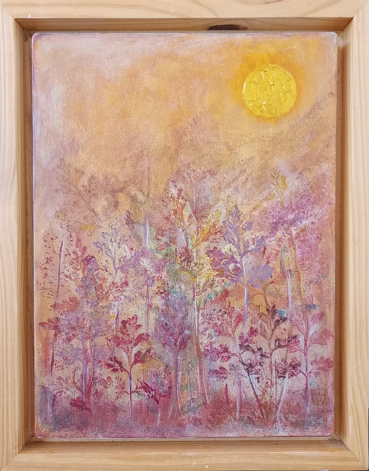Luna de otoño Juliana María de los Ángeles Modenutti Original painting for sale