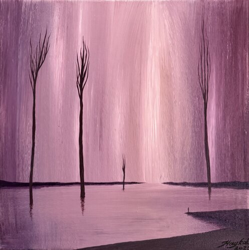 The Watcher by Haykal Khalil, Painting for Sale on Select