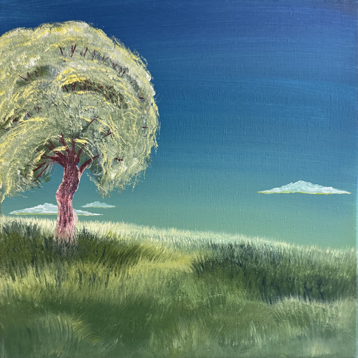Old friends Haykal Khalil Original painting for sale