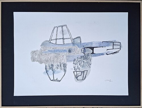 Habitacles by yves minssart, Drawing for Sale on Select