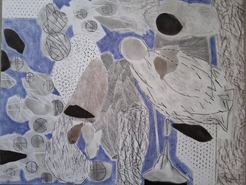 Profusion by yves minssart, Drawing for Sale on Select
