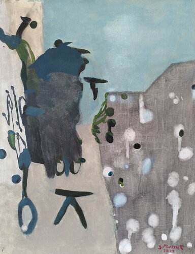 Masse obscure by yves minssart, Painting for Sale on Select