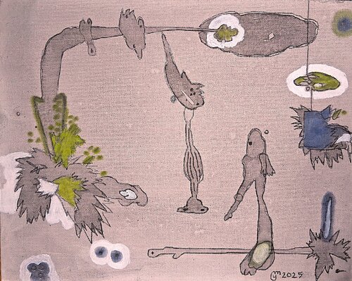 Glurp by yves minssart, Painting for Sale on Select