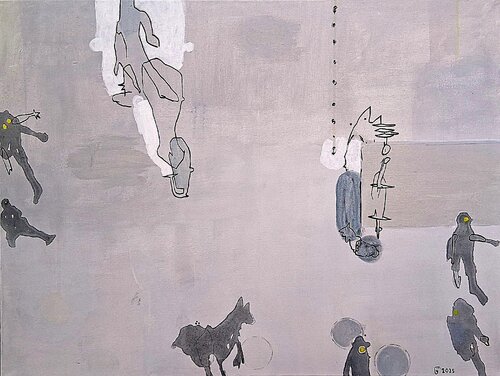 Entre chien et loup by yves minssart, Painting for Sale on Select