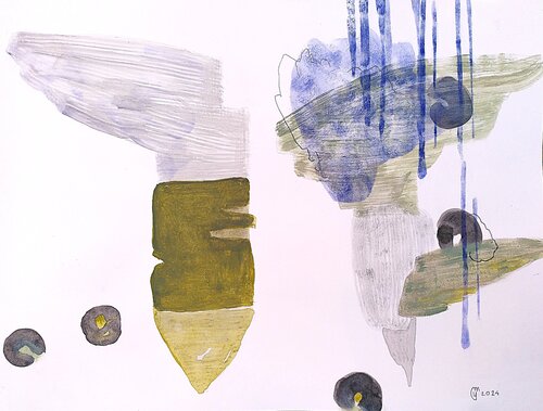 Ailes by yves minssart, Painting for Sale on Select