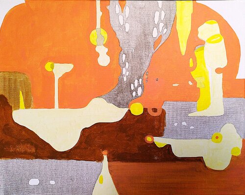 Sous la voûte by yves minssart, Painting for Sale on Select