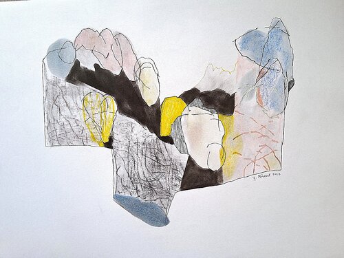 Géologies by yves minssart, Drawing for Sale on Select