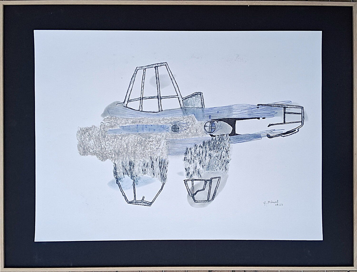 Habitacles yves minssart Drawing for sale
