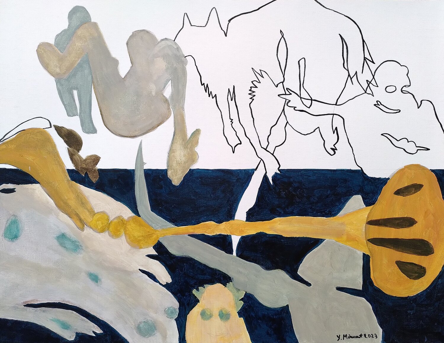 Natures yves minssart Original painting for sale