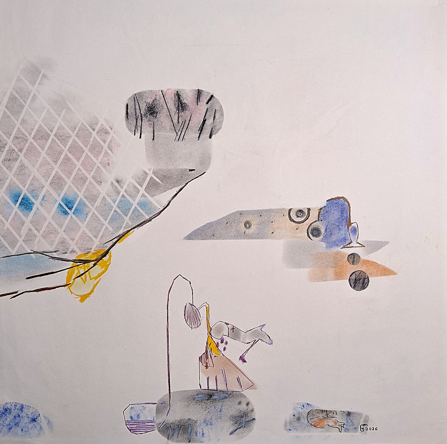 Le chien yves minssart Drawing for sale