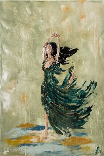 Salome Dancing by Fie Freja Sandkamm, Painting for Sale on Select