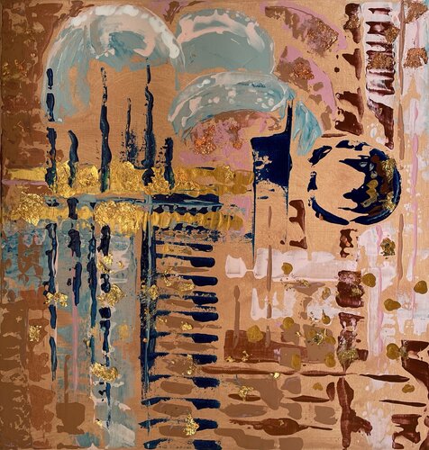 Factory City by Fie Freja Sandkamm, Painting for Sale on Select