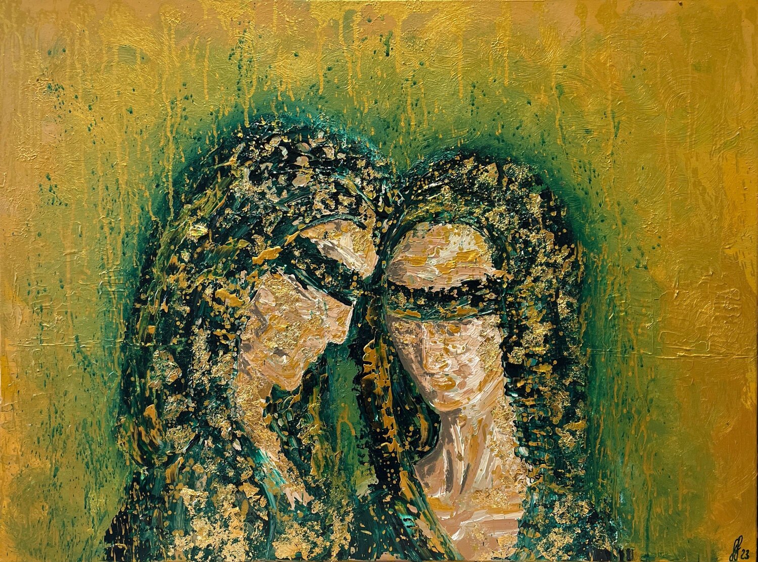 Love is Blind Fie Freja Sandkamm Original painting for sale